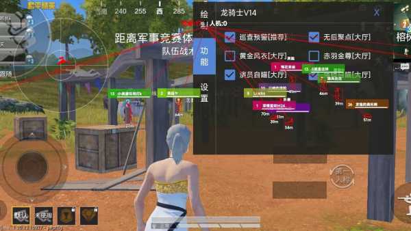 和平精英辅助【火焰鸟直装V6.0终极修复版】射线透视 准星聚点 空投透视 人物变大 显示手持 透视雷达